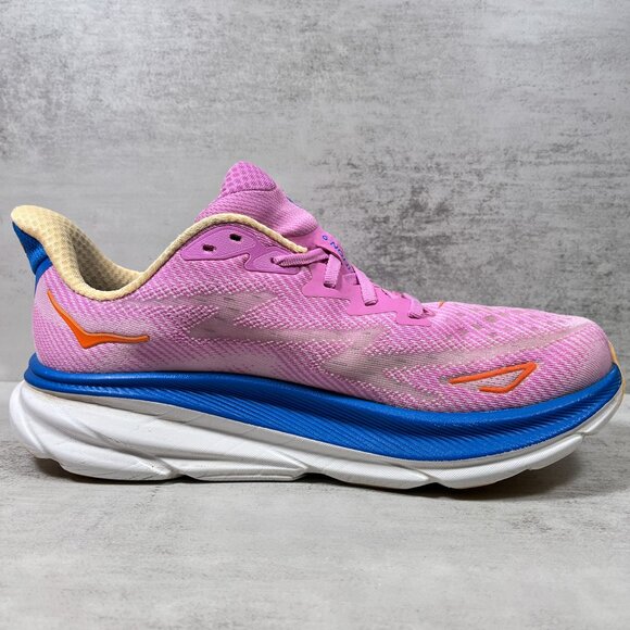 Hoka One One Clifton 9 Running Shoes - Women's Size 9 - Pink - Picture 2 of 10